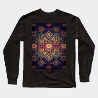 Beautiful rajastani royal pattern art Long Sleeve T-Shirt